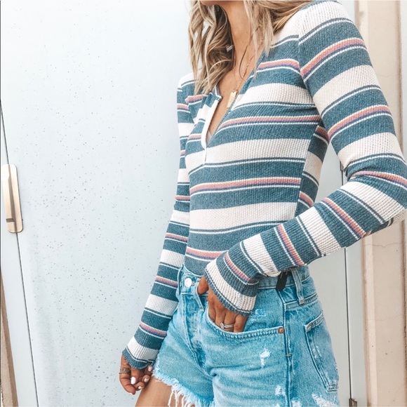 Tops - Thermal Henley-urban outfitters